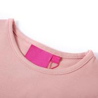 Kindershirt met lange mouwen eekhoornprint 92 lichtroze - thumbnail