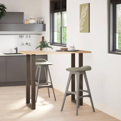 Bartafelpoten 2 st U-vormig 50x(110-111) cm staal naturel