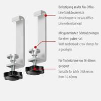 Brennenstuhl 1990500010 Bevestigingsset tafelplaat Spanbereik 16 tot 60 mm 2 stuk(s) - thumbnail