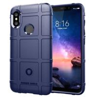 Volledige dekking schokbestendig TPU Case voor Xiaomi Redmi Note 6 Pro (blauw) - thumbnail