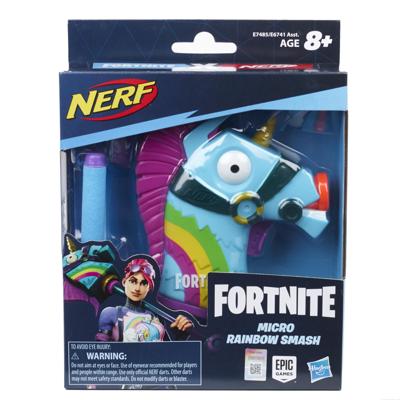 NERF blaster Fortnite Rainbow Smash junior 21 cm blauw/paars NERF blaster Fortnite Rainbow Smash junior 21 cm blauw/paars