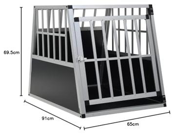 VidaXL Hondenbench met enkele deur 65x91x69,5 cm