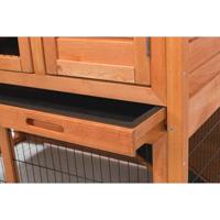 TRIXIE NATURA KONIJNENHOK MET REN BRUIN 116X97X63 CM - thumbnail