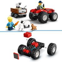 LEGO City 60461 Rode boerderijtractor met aanhanger en schapen - Spel voor kinderen vanaf 4 jaar - thumbnail