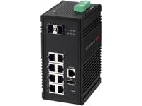 Edimax IGS-5208 netwerk-switch Managed Gigabit Ethernet (10/100/1000) Zwart - thumbnail