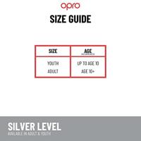 Opro 791004 UFC Silver Superior Fit Mouthguard - Black-Red - JR - thumbnail