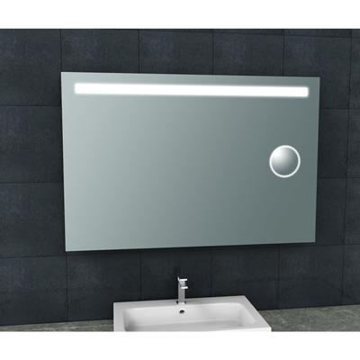 Wiesbaden Spiegel Tigris met LED Verlichting En Scheerspiegel 120x80 cm