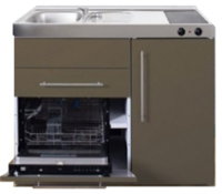 MPGS 120 Bruin met vaatwasser en koelkast RAI-9591 - thumbnail