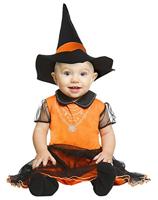 Kostuums voor Kinderen My Other Me Oranje Heks Maat 7-9 Jaar - thumbnail