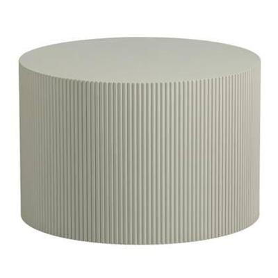 WOOOD Ronde Bijzettafel 'Sanne' 60cm, kleur Antique Beige