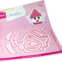 Marianne Design • collectable bagtopper snowman by marleen - thumbnail