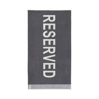 Seahorse Strandlaken Reserved Anthracite (100 x 180 cm) - thumbnail