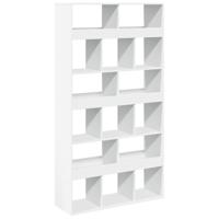 Kamerscherm 100x33x187,5 cm bewerkt hout wit - thumbnail