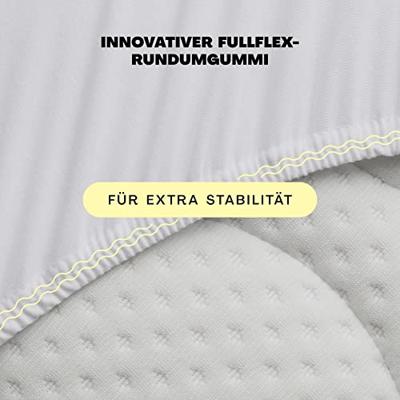 Schlafgut Schlafgut EASY Jersey Elasthan Hoeslaken M - 120x200 - 130x220 467 Petrol Mid - thumbnail