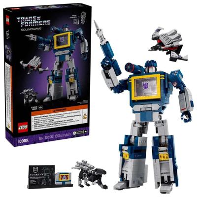 LEGO Icons 10358 Transformers: Soundwave - Bouwset voor volwassenen - Model
