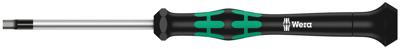 Wera 2054 Elektronica en fijnmechanica Inbusschroevendraaier Sleutelbreedte (metrisch): 2 mm Koplengte: 60 mm Afmeting, lengte: 157 mm