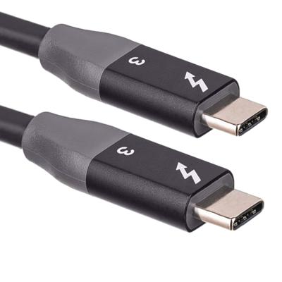 Akyga USB-kabel Thunderbolt stekker, Thunderbolt stekker 1.50 m Zwart AK-USB-34