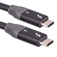 Akyga AK-USB-34 USB-kabel Thunderbolt stekker, Thunderbolt stekker 1.50 m Zwart - thumbnail