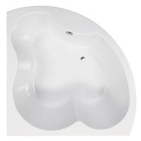 Badstuber La Palma hoek badkuip 150x150cm wit - thumbnail