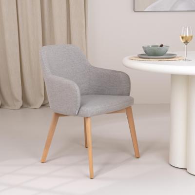 Kave Home Eetkamerstoel 'Nelida' kleur Bruin