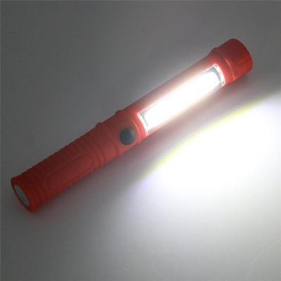 Multifunctionele draagbare Mini COB LED werken lichte Pen stijl buiten Flashlight(Red)
