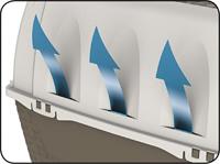 Bama Pet Transportbox met Wieltjes 88x52x60 cm Rood/Grijs - thumbnail