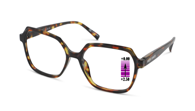 Leesbril Vista Bonita Mira Progressief-Havanna-+2.50 Leesbril Vista Bonita Mira Progressief-Havanna-+2.50