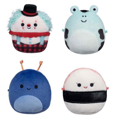 Micromallows Squishmallows knuffel 4-pack Salmon - 6 cm