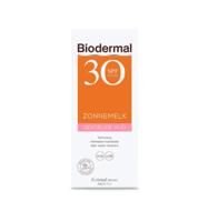 Biodermal Zonnemelk gevoelige huid SPF30 200 Milliliter - thumbnail