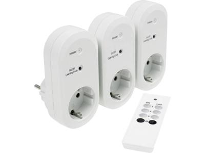 AS Schwabe 24080 24080 Stopcontactset Draadloos Binnen 2300 W