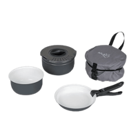 Bo-Camp Pannenset Trekking Ceramic 5-delig - thumbnail