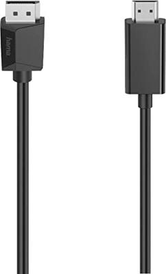 Hama ADAPTERKABEL DISPLAYPORT NAAR HDMI 1.50M HDMI kabel Zwart