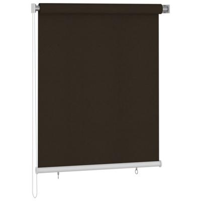 VidaXL Rolgordijn voor buiten 125(b)x140(h) cm bruin