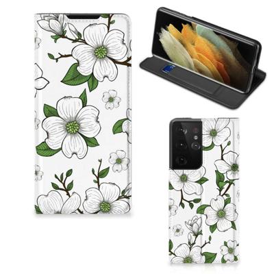 Samsung Galaxy S21 Ultra Smart Cover Dogwood Flowers Samsung Galaxy S21 Ultra Smart Cover Dogwood Flowers