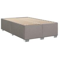 Boxspring met matras stof taupe 120x200 cm - thumbnail
