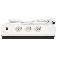 REV 0015350103 Stekkerdoos met schakelaar Wit Randaarde stekker 1 stuk(s) - thumbnail