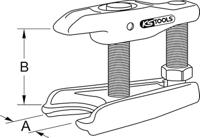 KS Tools 4500070 Poelietrekker voor kogelgewricht - thumbnail