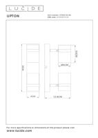 Lucide UPTON - Plafondspot - 2xGU10 - Fumé - thumbnail