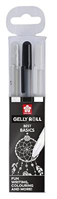Sakura Gelly Roll Mixed Set - Clear Zwart Wit