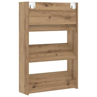 VidaXL Schoenenkast 2 pcs artisan eiken 60 x 18 x 90 cm bewerkt hout VidaXL Schoenenkast 2 pcs artisan eiken 60 x 18 x 90 cm bewerkt hout