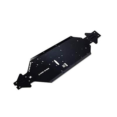 Arrma - Aluminum Chassis CNC 7075 T6 SWB Black: EXB (ARA320572)