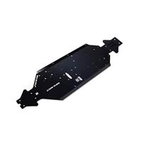 Arrma - Aluminum Chassis CNC 7075 T6 SWB Black: EXB (ARA320572) - thumbnail