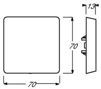 Busch-Jaeger 2CKA001731A1668 Uitschakelaar, Wisselschakelaar, Kruisschakelaar, Knop Afdekking Allweather 44 (IP44) Antraciet, Zwart-grijs 1 stuk(s) - thumbnail