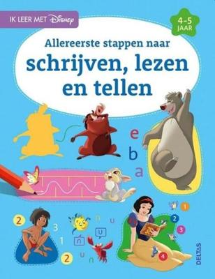 Deltas Disney ik leer met - schrijven, lezen en tellen (4-5 j.)