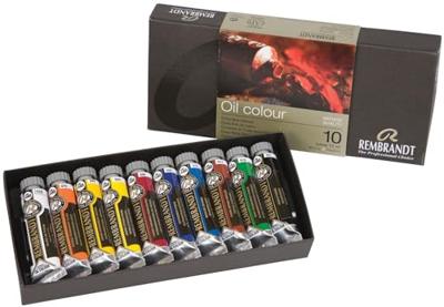 Rembrandt Olieverf Basisset - 10 x 15 ml Tubes