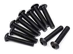 Button head screw m3x16mm (hex socket/10pcs)