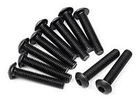 Button head screw m3x16mm (hex socket/10pcs) - thumbnail