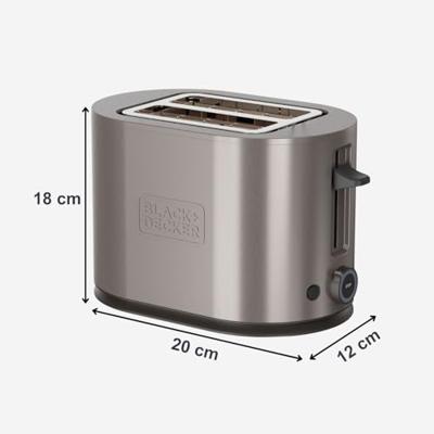 Broodrooster Black & Decker ES9600170B 900 W