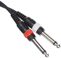 Adam Hall 3 Star YVPP 0100 verloopkabel 1x stereo jack naar 2x mono jack 1m - thumbnail