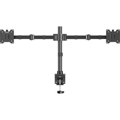 SpeaKa Professional SP-MM-221 Monitor-tafelbeugel 2-voudig 43,2 cm (17) - 88,9 cm (35) Zwart In hoogte verstelbaar, Kantelbaar en zwenkbaar, Draaibaar
